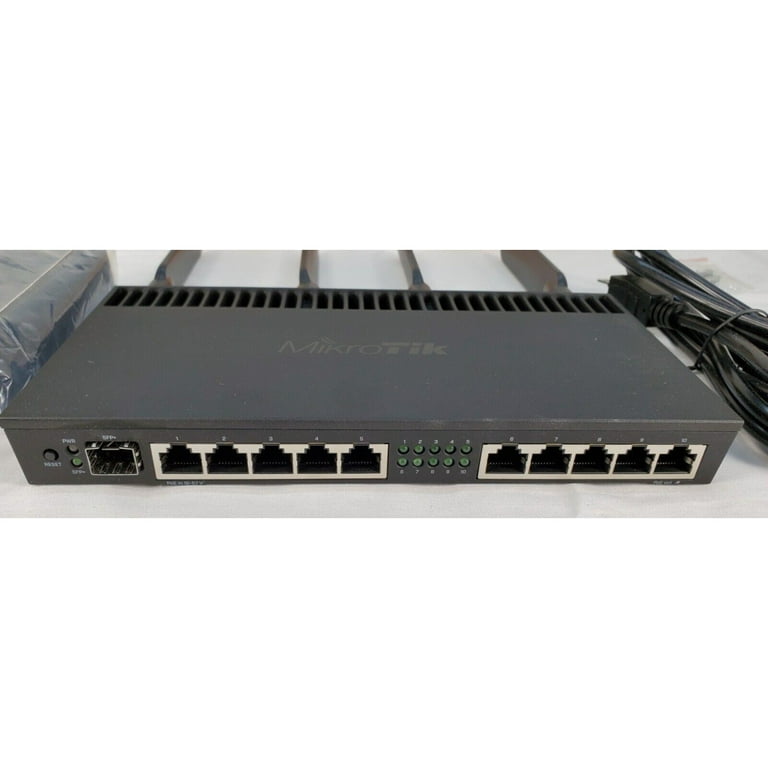 MikroTik RB4011iGS+5HacQ2hnD-IN-US & 5150-5875MHz Dual-Band SFP+ 4