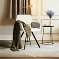 thumbnail image 3 of Homy Casa Reception Chairs Set of 2 Swivel Office Reception Guest Chair with Padded Arms for Conference Reception Lobby, Beige, 3 of 7