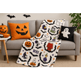 thumbnail image 4 of Peanuts Halloween Fleece Throw Blanket, Snoopy & Woodstock, 60" x 72", Polyester, For All Ages, 4 of 9