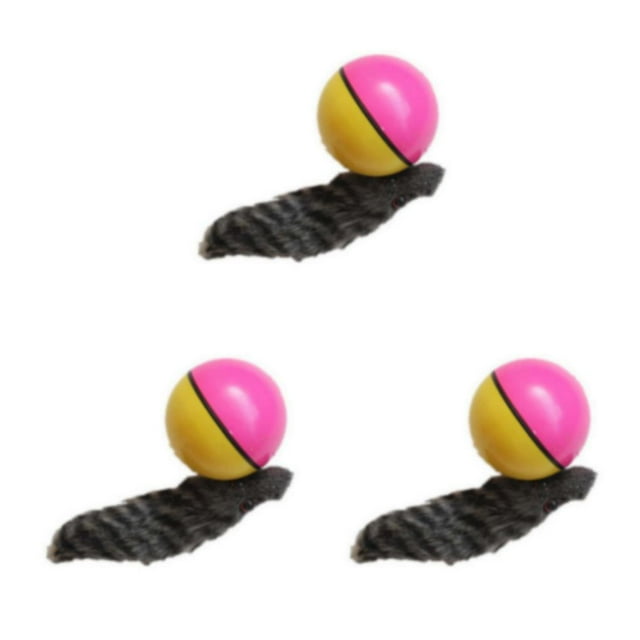 Thinsony Plastic Beaver Toy Fun And Interactive Rolling Ball For Dog Dog Innovative Ball Jump Toys 3Set
