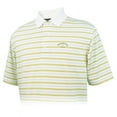 thumbnail image 1 of Monterey Club Men's Harrington Stripe Jacquard Texture Golf Polo Shirt #1601, 1 of 2