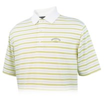 Monterey Club Men's Harrington Stripe Jacquard Texture Golf Polo Shirt #1601