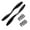 Color:Black, variant on 2pcs Plastic 8045 Prop CW CCW Propellers for Quadcopter Multirotor Plane