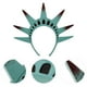 thumbnail image 5 of ColoMX Diademas con la estatua de la corona de América para niñas, ideales para fiestas temáticas patrióticas del Día de la Independencia en Nueva York., 5 of 8