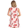 thumbnail image 2 of Bixox Robe Trapèze Sans Manches à Imprimé Milk Tea5 pour Femmes avec Poches, Robe Débardeur Décontractée Longueur Genou pour l'Été - X-Grand, 2 of 7