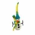 thumbnail image 2 of Hand Felted Christmas Ornament Snowman Global Groove (H), 2 of 2