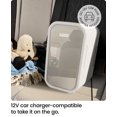 thumbnail image 4 of ICEMAN Portable Mini Fridge w/ 8 355 ml (12oz) Can Capacity, Cools and Heats, Car Plug Included - White, New, 4 of 9