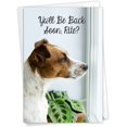 thumbnail image 1 of The Best Card Company Miss U Doggies - Miss You Greeting Card with Envelope (4.63 x 6.75 Inch) - C9157DMYG, 1 of 5
