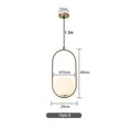 thumbnail image 3 of Candelabro Nórdico, Candelabros Led De Arte Minimalista, Bola De Cristal Colgante, Sala De Estar, Dormitorio, Restaurante, Bar, Iluminación Del Hogar sonducket HA024318-03, 3 of 5