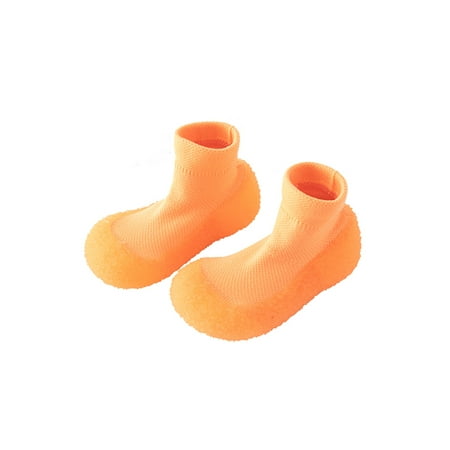 

Daeful Women s Barefoot Minimalist Sock Shoes Eco-Friendly Indoor House Sport Footwear Multi-Purpose & Ultra Portable Glowing Orange 2.5Y