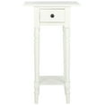 thumbnail image 3 of SAFAVIEH Sabrina Solid Casual End Table With Storage Drawer, Distressed Cream, 3 of 6