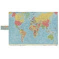 thumbnail image 3 of PKQWTM Vintage World Map And Markers Book Cover Book Protector Book Sleeve Book Pouch Book Bag 6x9 inch, 3 of 4