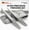 2 / Matte Grey in Case, variant on Beauty Power Professional Tweezers Set – Slant & Point, Ultra Precision German Stainless Steel Tweezers for Eyebrows, Chin, Ingrown Hair & Facial Grooming – Lightweight + Travel Case - Gif Idea
