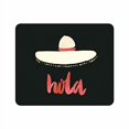 thumbnail image 1 of OTM Essentials Black Mouse Pad, Hola Red, 1 of 4