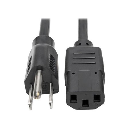 UPC: 0037332164780 | Tripp Lite Universal Computer Power Cord 10A 18AWG (NEMA 5-15P to IEC-320-C13) 10-ft. (P006-010)