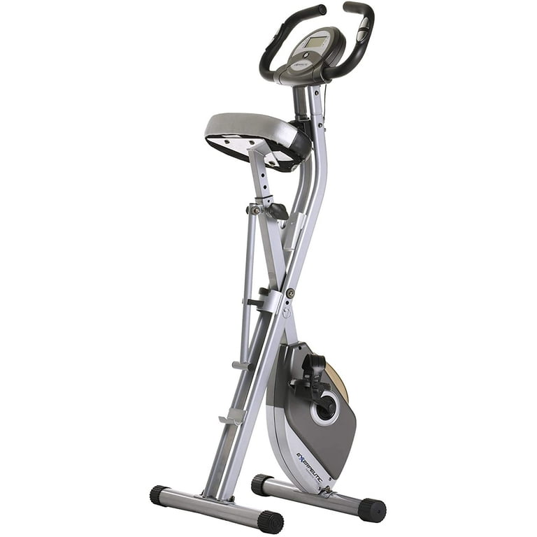 Exerpeutic folding magnetic upright exercise bike hot sale