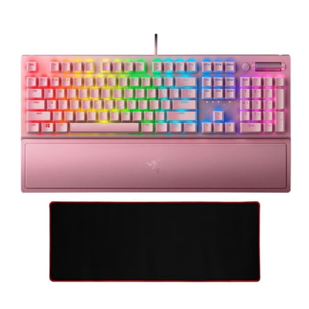 UPC: 0196271889274 | Razer Blackwidow V3 Wired Gaming Mechanical Keyboard (Renewed) with Mouse Pad used