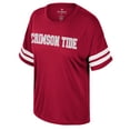thumbnail image 2 of Women's Colosseum  Crimson Alabama Crimson Tide Treasure Oversized Sequin T-Shirt, 2 of 3