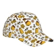thumbnail image 3 of Kdxio Unisex Cute Bee Pattern Baseball Cap Unisex Washed Classic Adjustable Hat, 3 of 8