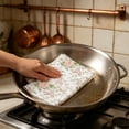 thumbnail image 4 of Bcylexb Floral Kitchen Towels 2 Pack, 16"x 24" Highly Absorbent Jacquard Tea Towels Printed Reusable Dish Towels Hand Towels for Counter Glass Gifting Housewarming, 4 of 6