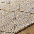 thumbnail image 5 of Hauteloom Tuve Jute Living Room, Bedroom Area Rug - Bohemian, Transitional - Tan, Navy, Pale Blue - 18" x 18" Sample, 5 of 6