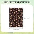 thumbnail image 4 of Kdxio Labrador Retriever Dog Pattern Golf Towel (24" X 16") with Carabiner Clip - The Convenient Golf Cleaning Towel, 4 of 8