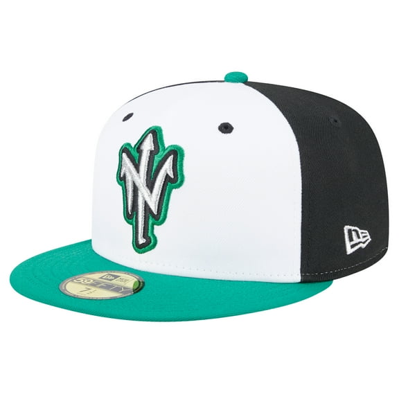 Men's-New Era White Norfolk Tides Authentic Collection 59FIFTY Fitted Hat