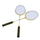 thumbnail image 1 of Set de Bádminton, Set de Raqueta de Bádminton de Aleacio de Hierro Set Ligero de Bádminton Con 3 Shuttlecocks Que Llevan Bolsas para Principiando Amigos de la Familia, 1 of 7