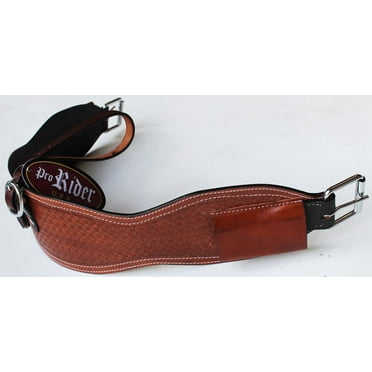 Horse Brown Leather Western Back Cinch Girth Flank Saddle Cinches 33" Tack 9752