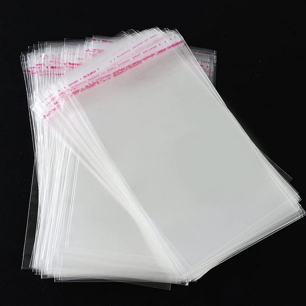 400 Pieces 9x13cm Transparent Plastic Bag OPP Food Bag Small Self-adhesive  Bag Packaging Food Bag Cellophane Bag for Bakery Candy Chocolate Lollipop  Cookies 