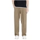 thumbnail image 4 of Pantalones largos de poliéster para hombre, moda informal, color liso, rectos, con bolsillos y cordón ajustable., 4 of 8