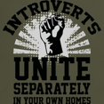 thumbnail image 3 of CafePress - Introverts Unite Dark T Shirt - Men's Classic Graphic Cotton T-Shirt, 3 of 4
