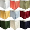 thumbnail image 4 of Impressions 300QNBS SLRD 300 Queen Bed Skirt, Egyptian Cotton Solid - Red, 4 of 4