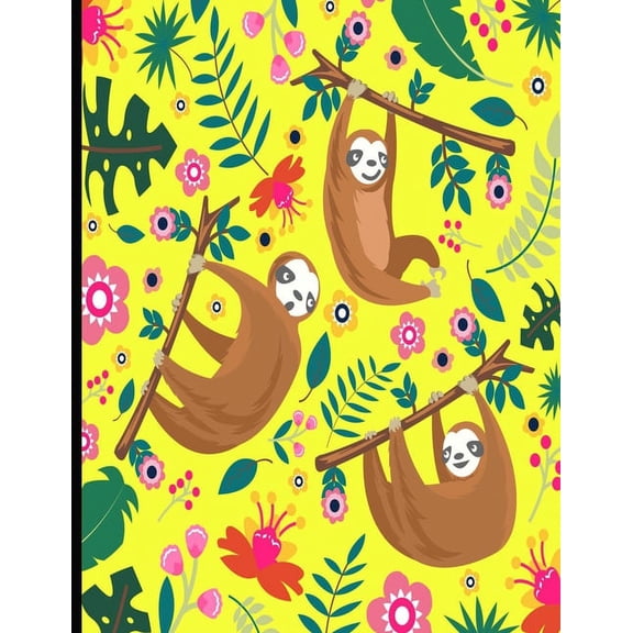 This Is My Super Cute Sloth Puzzle Book: Yellow Cover Sloth Puzzle Book With 110 Pages. Tic Tac Toe, Hangman, 4 In A Row, (Paperback)