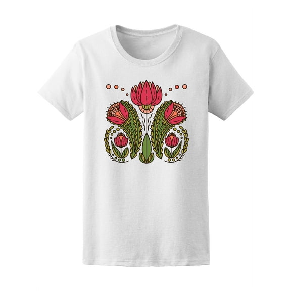 Colored Field Flowers Tee Women's -Image by Shutterstock