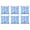 Blue, variant on 6-Pack Beige Cabana Striped Outdoor Pillow Covers 18x18, Patio Cases