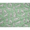 thumbnail image 5 of oneOone Polyester Lycra Mint Green Fabric Dog Diy Clothing Quilting Fabric Print Fabric By Yard 56 Inch Wide, 5 of 6