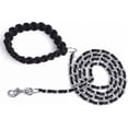 thumbnail image 2 of Chew Proof Dog Leash 5.5ft Heavy Duty Dog Leashes Metal Pet Chain Lead with Soft Rope Handle for Medium Large Dogs，S (10lb-35lb), 2 of 5