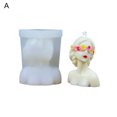 thumbnail image 1 of Silicone Mold DIY Heat Resistant Useful 3D Girl Shaped Chocolate Mold, 1 of 4
