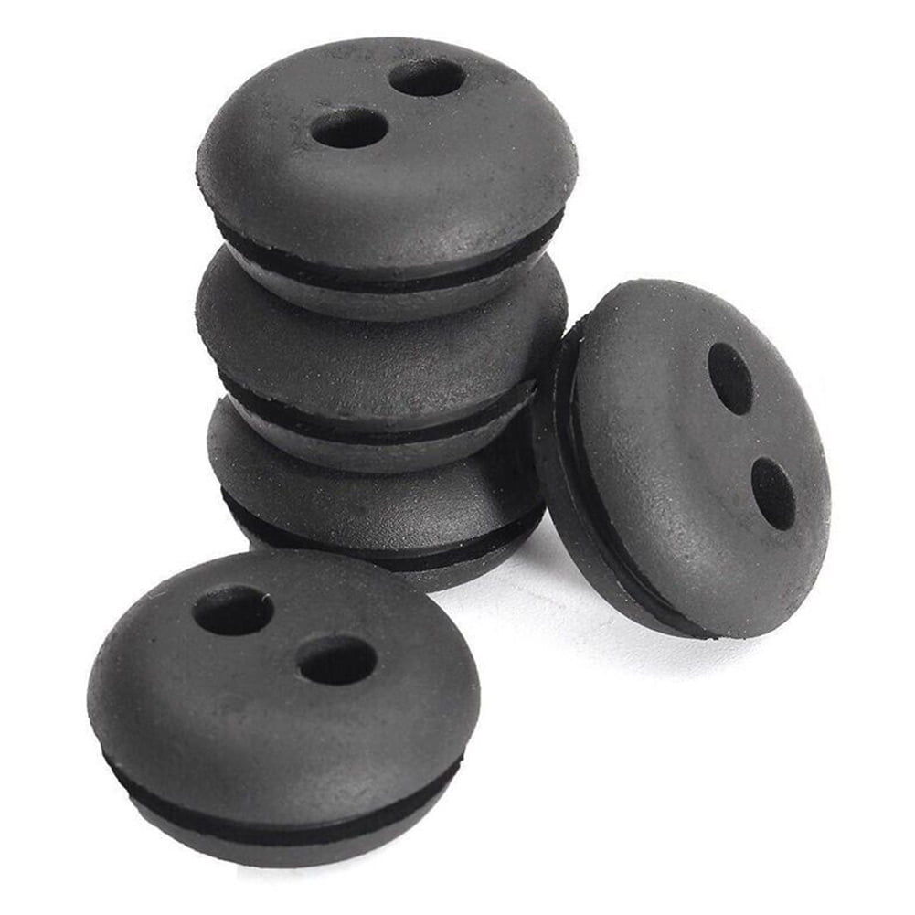Leye 2Hole Fuel Tank Rubber Grommets Black 5pcs 4x19mm for Cutter