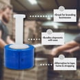 thumbnail image 6 of MMBM Blue Mini Stretch Wrap 3" x 1000' 80 Gauge 18 Rolls with Reusable Handle for Wrapping, Palletizing Loads, 6 of 7