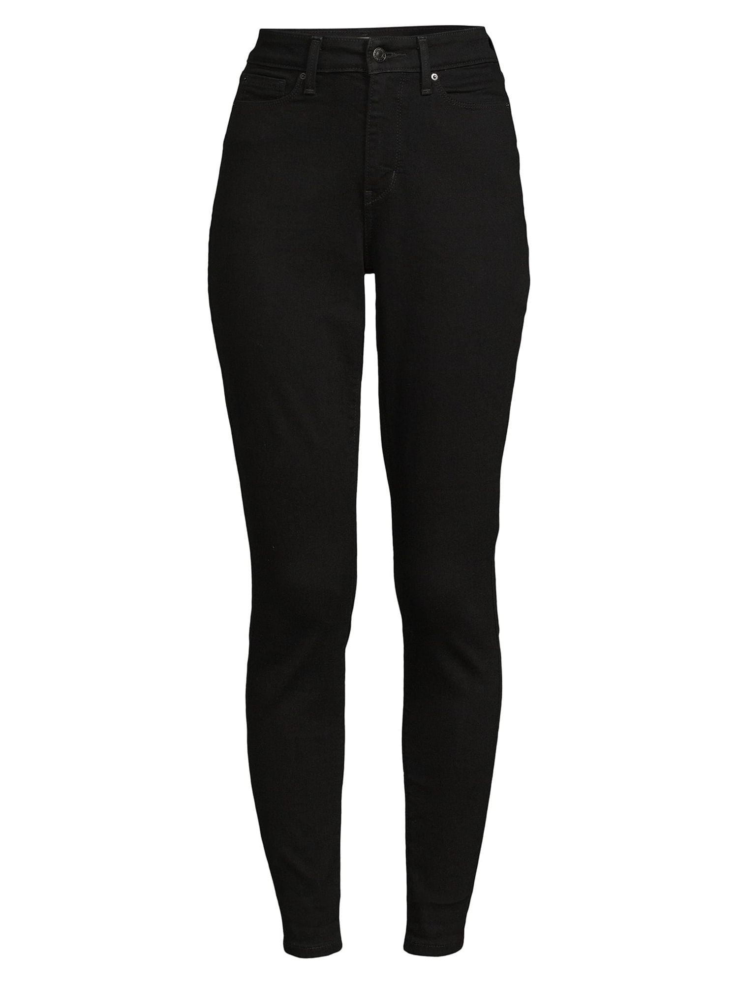 levi's high rise skinny black
