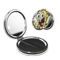 thumbnail image 1 of Zufioo SpongeBob SquarePants Miroir de Maquillage Portable de Poche, Miroir de Beauté Pliable à Main Grossissant Adapté pour Portefeuille Sac à Main pour Femmes-Forme Ronde, 1 of 9