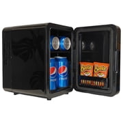 Pepsi 4L 6-Can Lenticular Portable Mini Fridge, Black