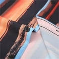 thumbnail image 4 of EHRWE Shirts For Men Male Striped Shirt Casual Short Sleeve Button Down Shirt Tops For Mens, 4 of 6