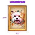 thumbnail image 5 of Maltese Portrait Watercolor Vintage Retro Styles Acrylic Plaque with Wood Photo Frame Box Maltese Dog Lover Gifts Idea Light Box - 00001, 5 of 5