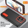 thumbnail image 4 of TECH CIRCLE for Motorola Moto G Power (2025) Case, Anti-Drop Hybrid Heavy Duty Protective Phone Cover Shockproof Rugged Military Bumper Tough Kickstand Cover,H, 4 of 9