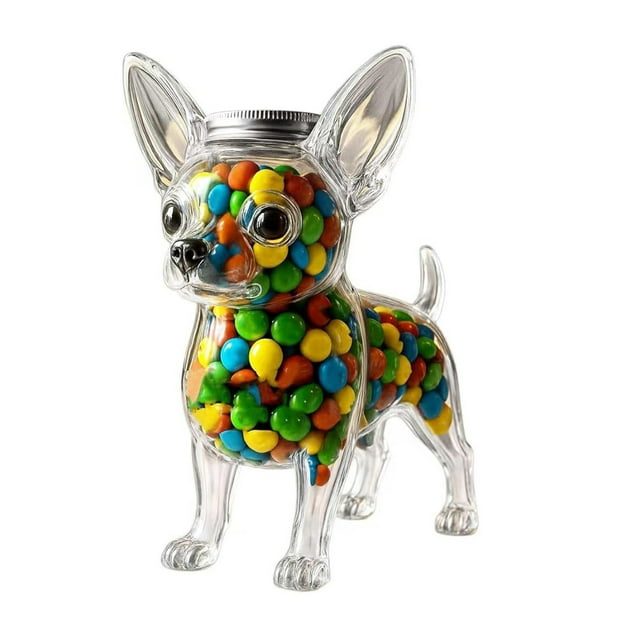 Tarro de caramelos: un recipiente hermético para perros, galletas, cápsulas de café y tarros para mascotas.