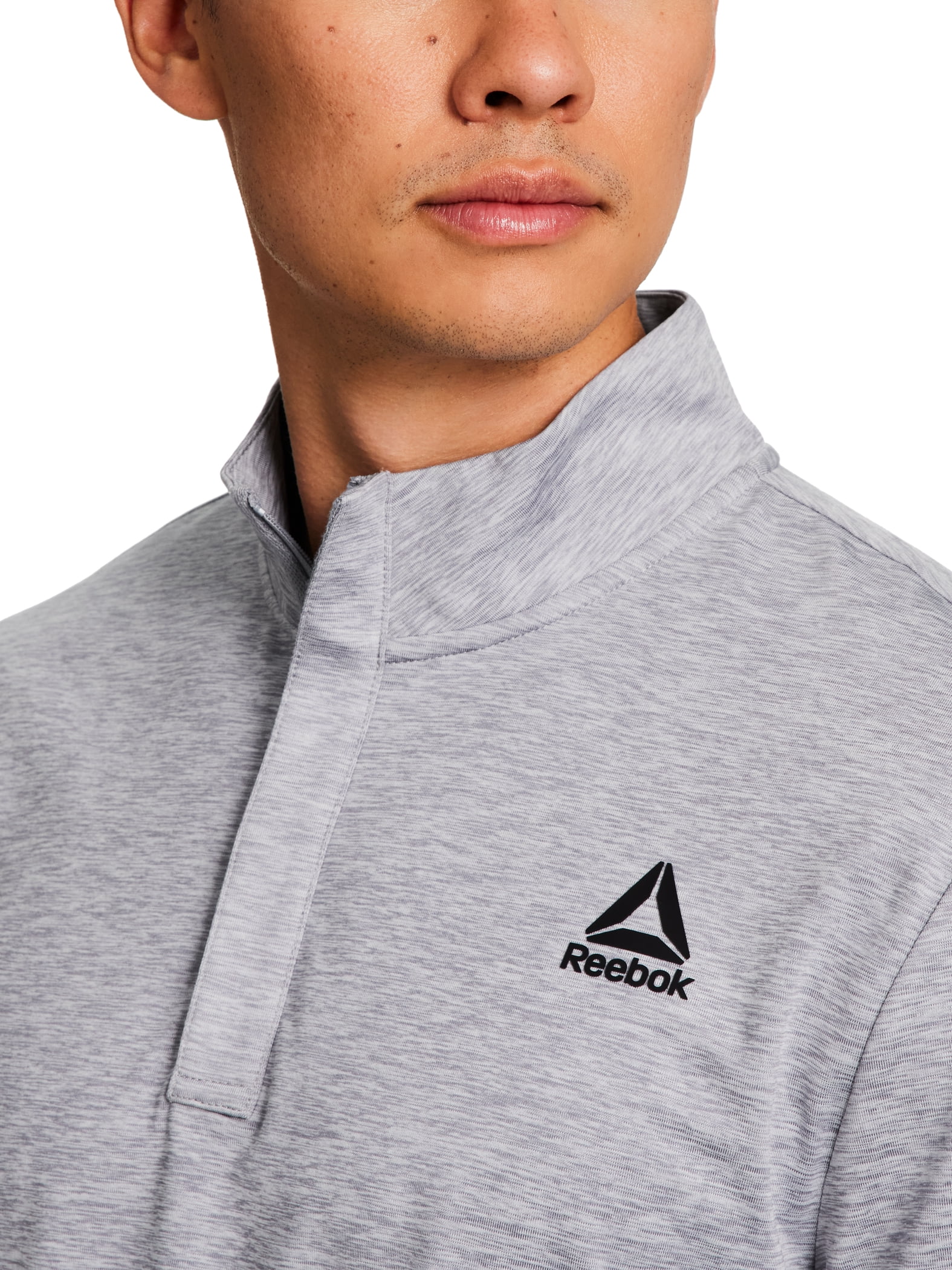 Reebok Men's and Big Men's Active Refined Quarter Zip Pullover, Sizes S-3XL