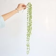 thumbnail image 4 of Simulación colgante de plantas suculentas de ratán, hojas de bonsái, lágrimas de amante, collar de perlas, suculentas para decorar el jardín de casa, 4 of 8